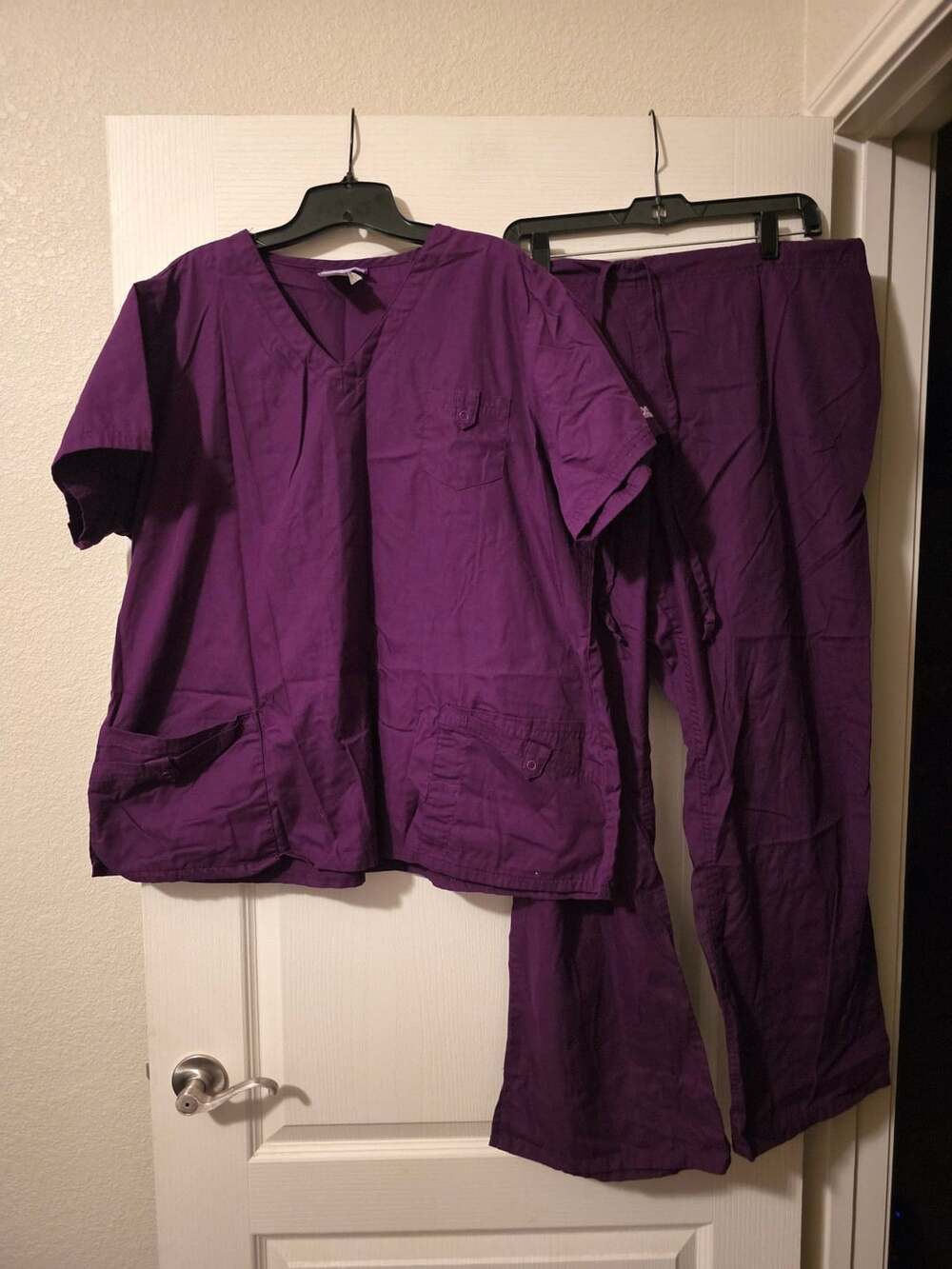 Butter-Soft Scrubs By UA Scrub Set Size 3X-Large Eggplant Purple